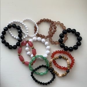 Tons of beaded bracelets!